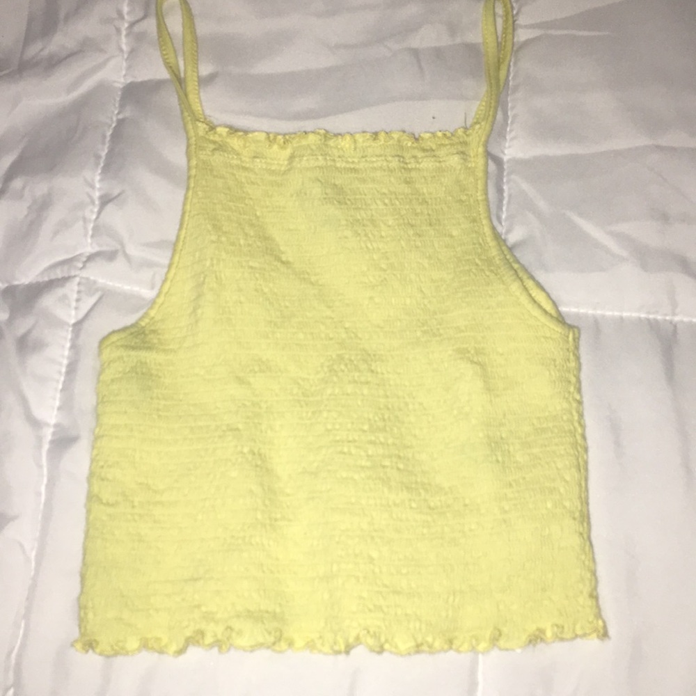 Yellow cropped top!